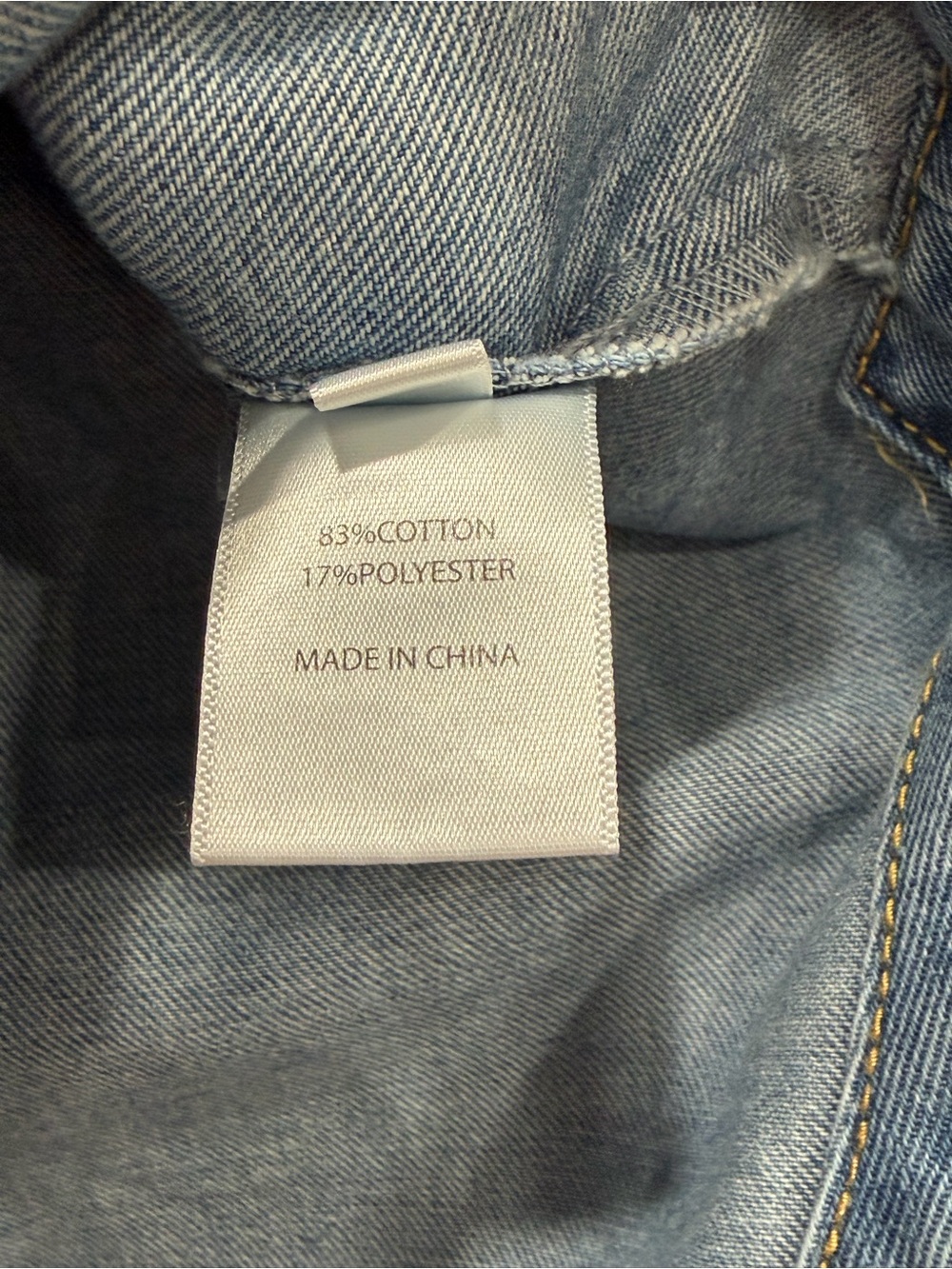 Blue Denim Jean Jacket with Chest Pockets - Classic Workwear Style - Picture 8 of 12